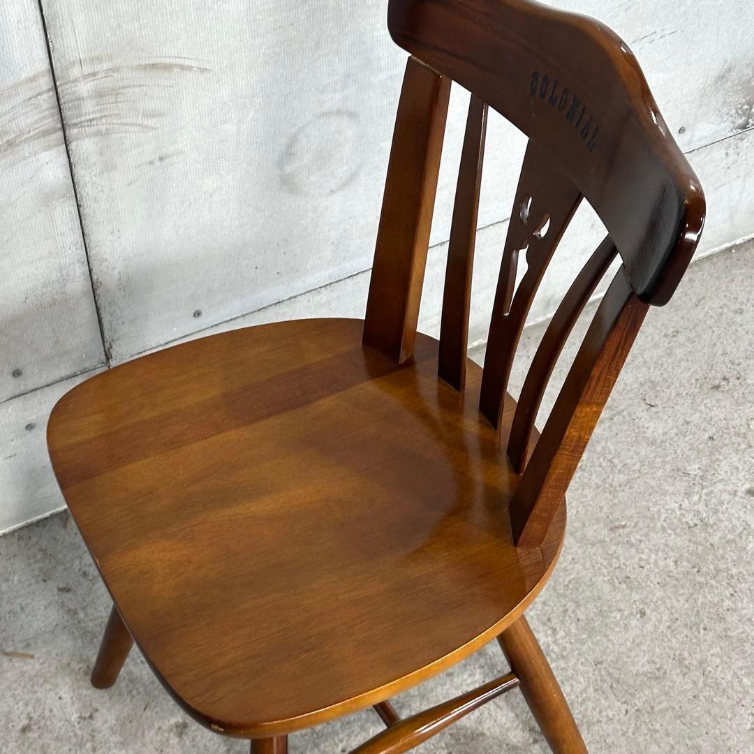 カリモク コロニアル 回転チェア ダイニングチェア 木製 椅子 COLONIAL