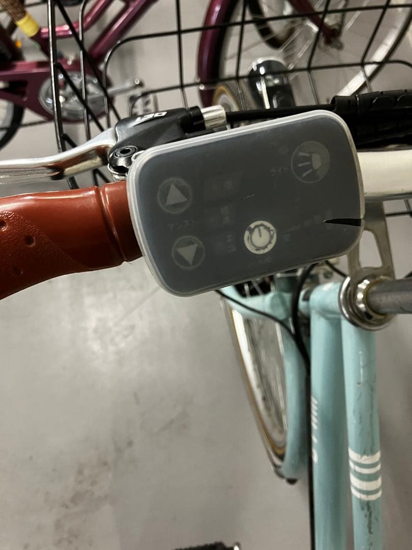 水色 シティタイプ 電動アシスト自転車