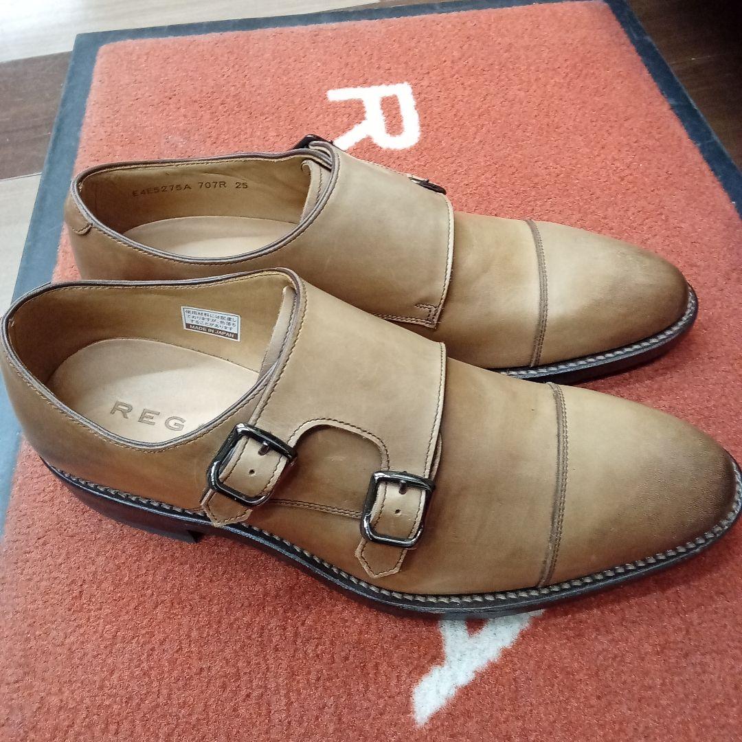 35200円REGAL ダブルモンクブラウン☆新品未使用２５．０㎝ゴアテックス