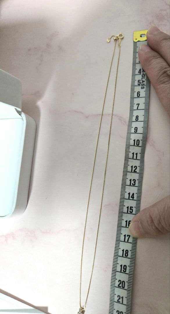 新品　 京セラジュエリー K18 ダイヤモンド ネックレス 0.3ct