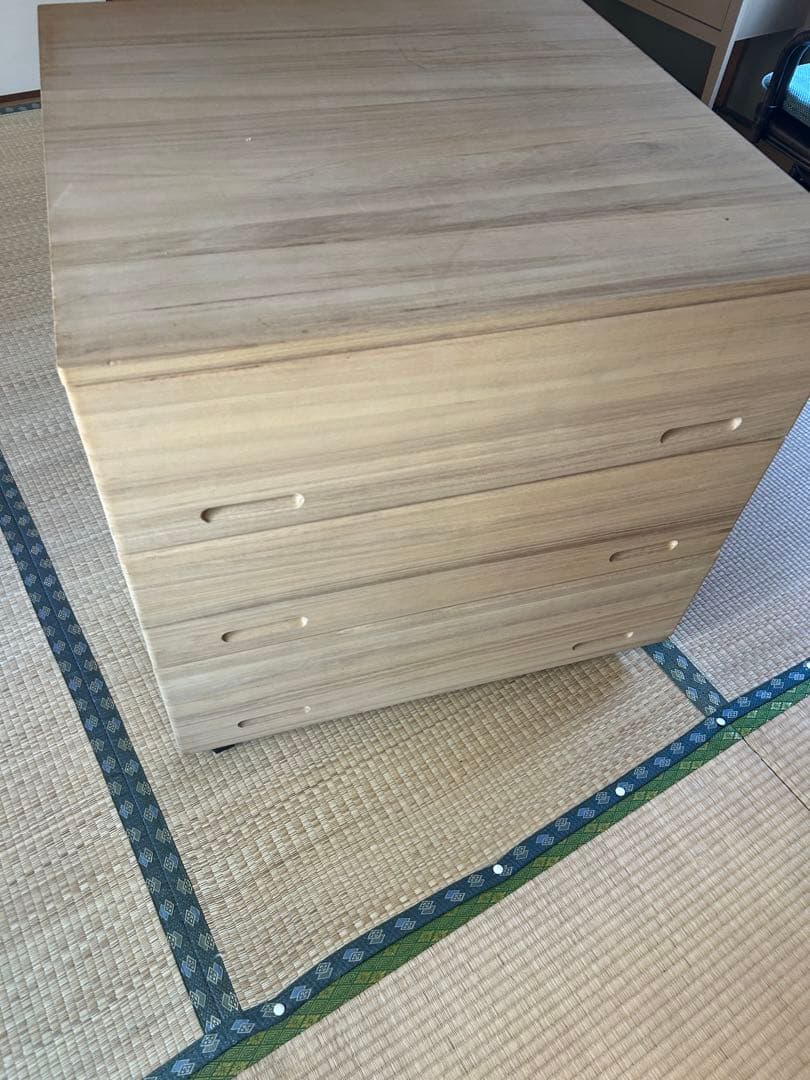 桐タンス　両面3段チェスト