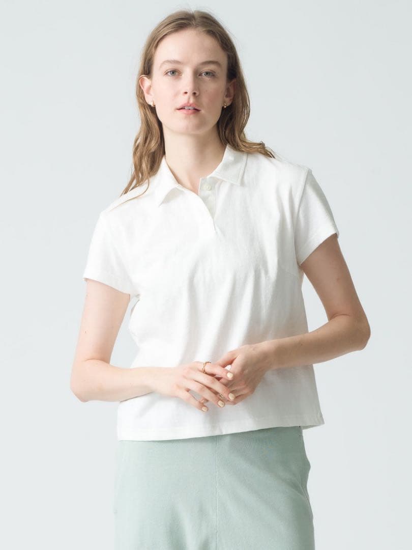 ロンハーマン8100 ファーマーズ 360°リンクコットン ポロトップサイズXS