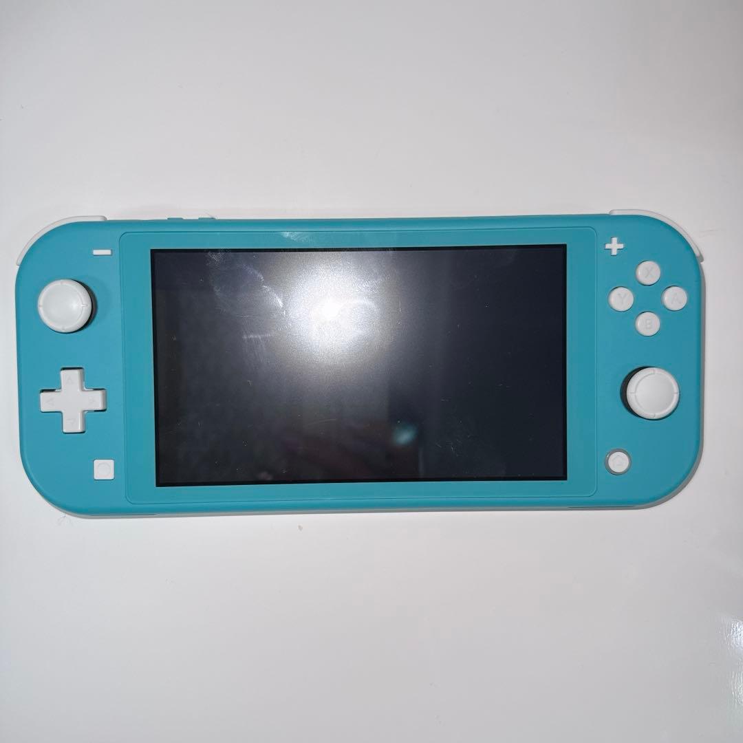 【本体美品】Nintendo Switchライト ターコイズ 箱 純正充電器付き