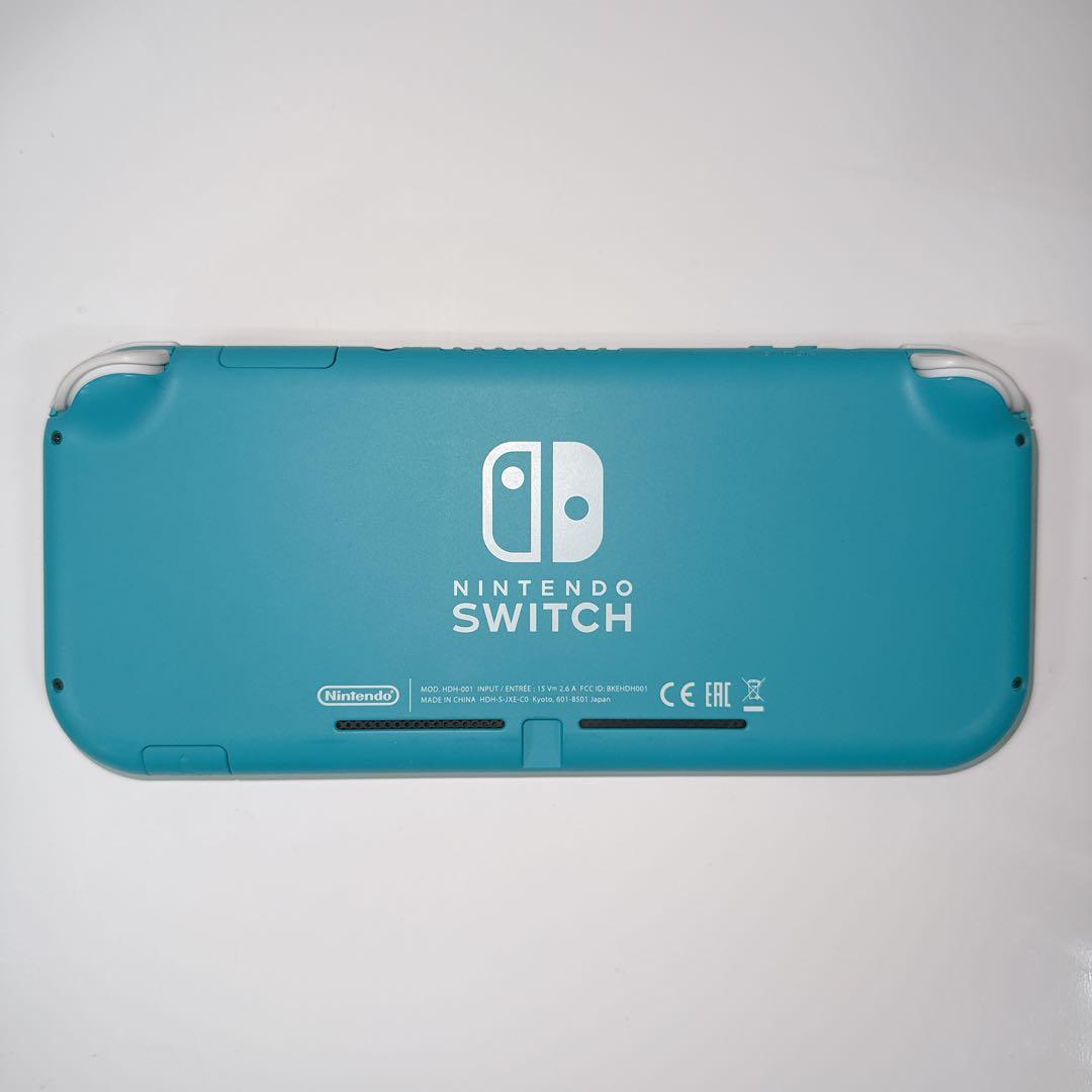 【本体美品】Nintendo Switchライト ターコイズ 箱 純正充電器付き