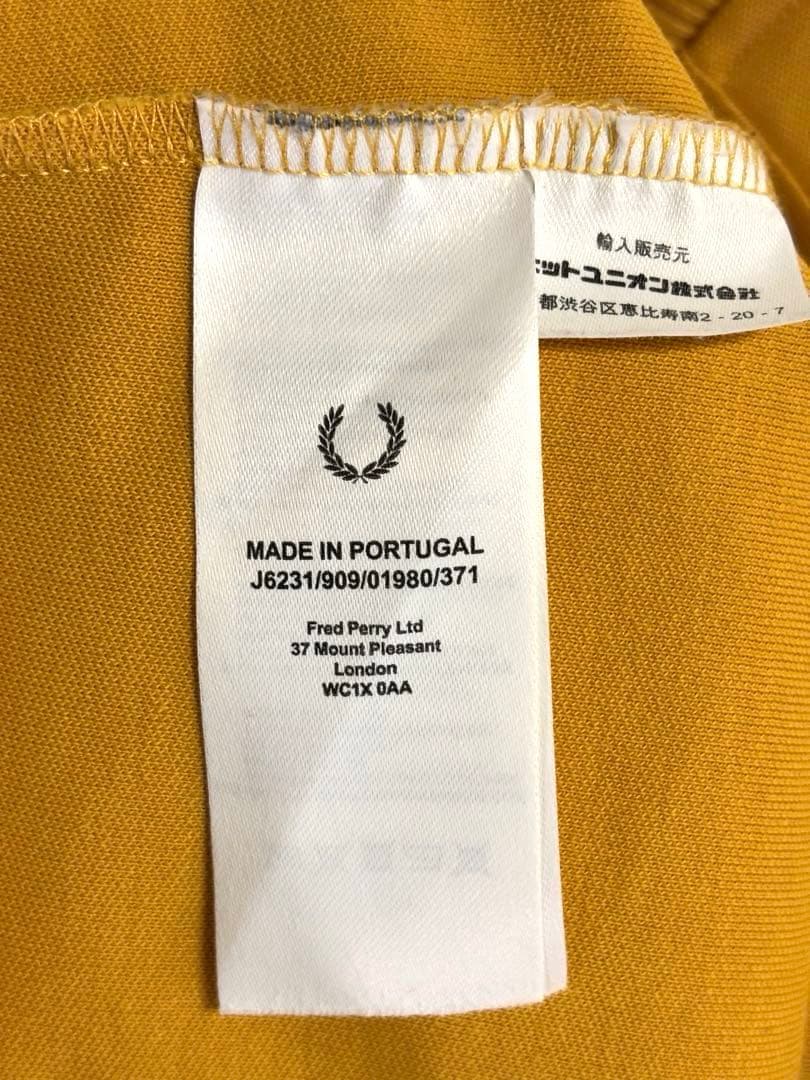 【美品】FRED PERRY フレッドペリー 　トラックジャケット　ポルトガル製
