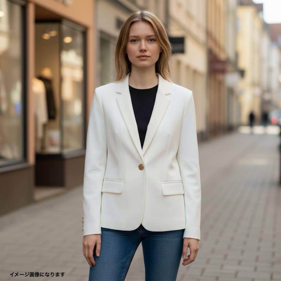 【極美品✨洗える】ケイミー テーラードジャケット 金ボタン ストレッチ