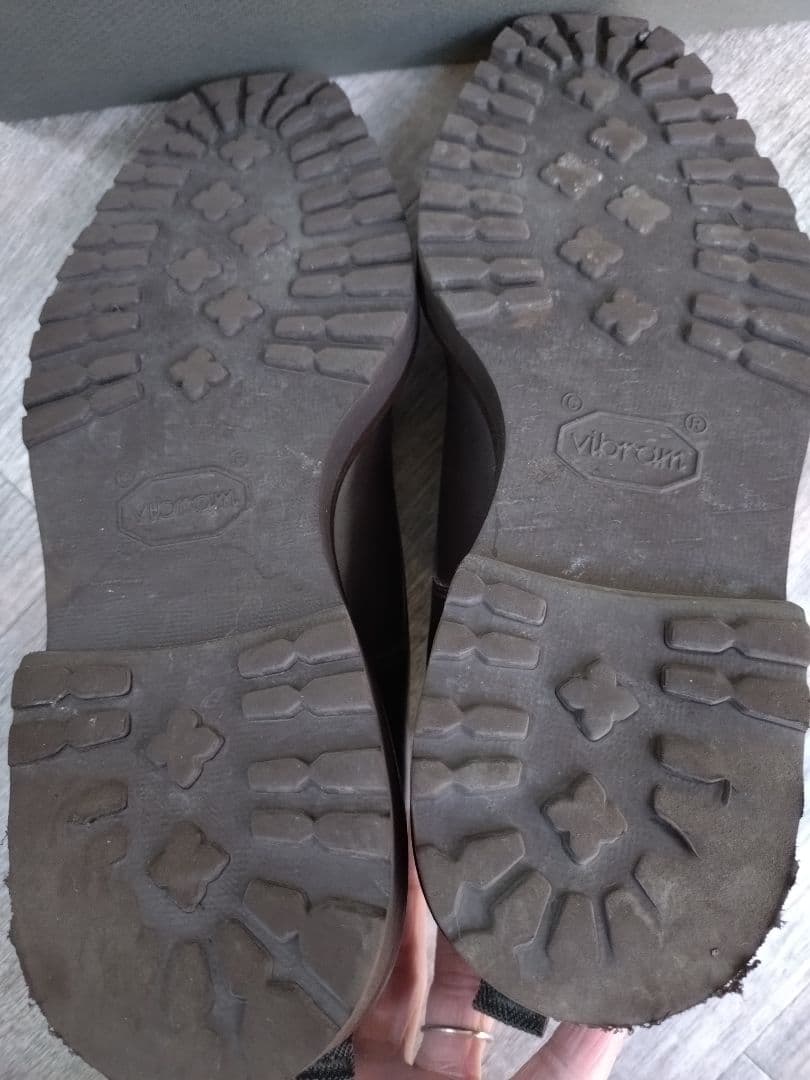 WH ダークブラウン ダブルモンクストラップ サイズ7