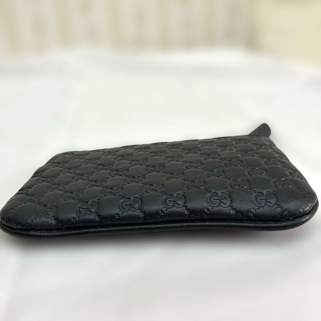 【美品】Gucci ブラックレザーキーケース スマートキー　ケース　黒
