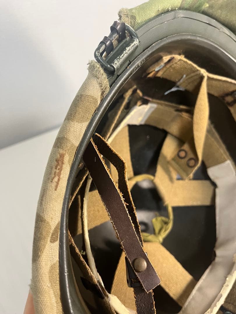 t*o様 米軍 ww2 M1ヘルメット ダックハンターカモ 迷彩 サバゲー 第二