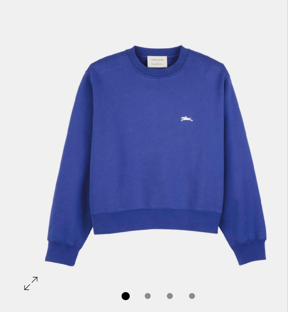 《Kao》ロンシャンスウェットシャツ プリント入りジャージー