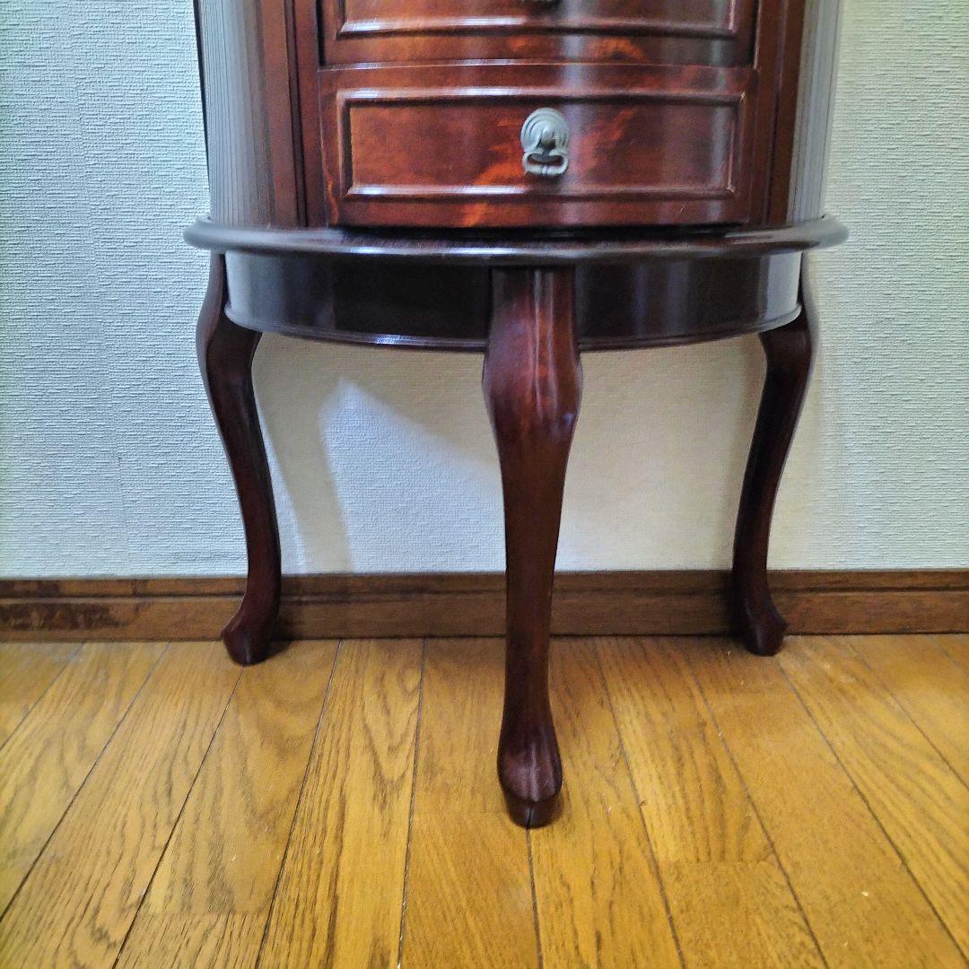 ヴィンテージ　アンティーク風　キャビネット　チェスト　ジュエリー　アクセ収納