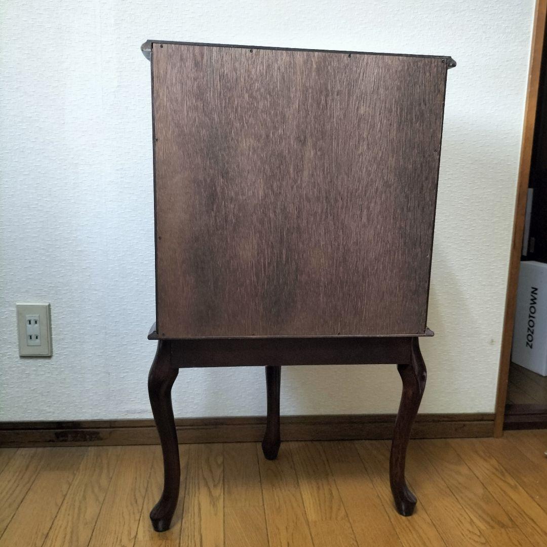 ヴィンテージ　アンティーク風　キャビネット　チェスト　ジュエリー　アクセ収納