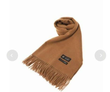 ジャーナルスタンダード　カシミヤストール　ブラウン　大判