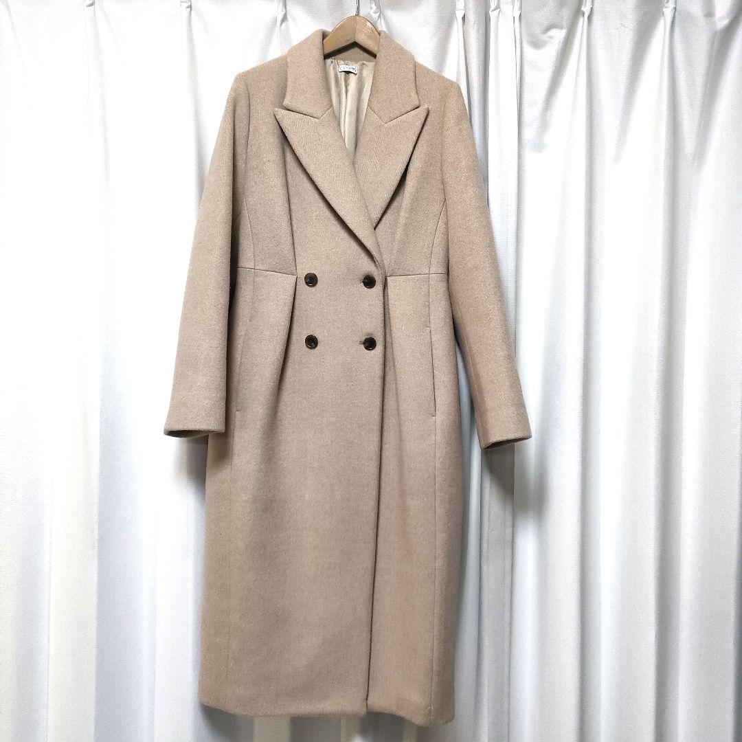 【美品】ESTNATION COLUMN コラム シェイプドダブルコート 36