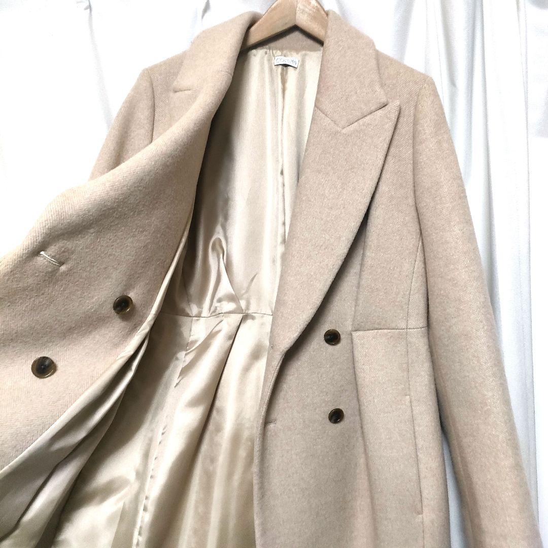 【美品】ESTNATION COLUMN コラム シェイプドダブルコート 36