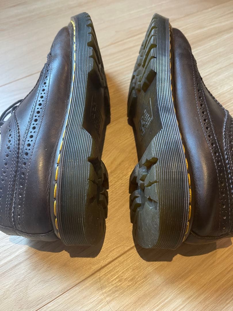 靴 Dr.Martens wing tip brown vintage