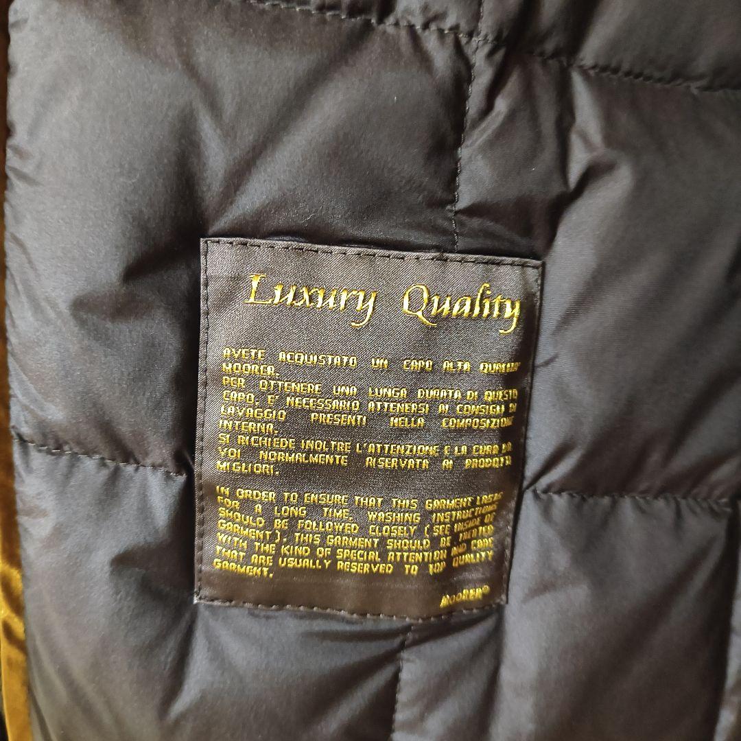 【早い者勝ち】MOORER ダークブラウン カシミヤ混ダウンコート