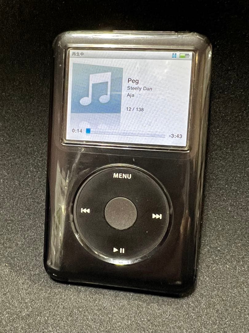 稼働品　Apple iPod Classic ブラック160G