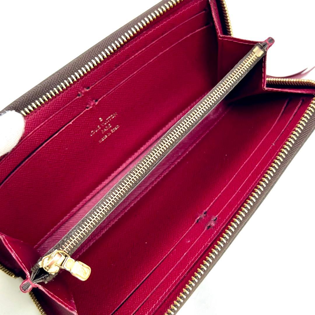 ルイヴィトン モノグラム ポルトフォイユ クレマンス フューシャM60742