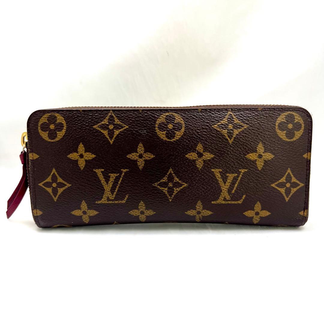 ルイヴィトン モノグラム ポルトフォイユ クレマンス フューシャM60742