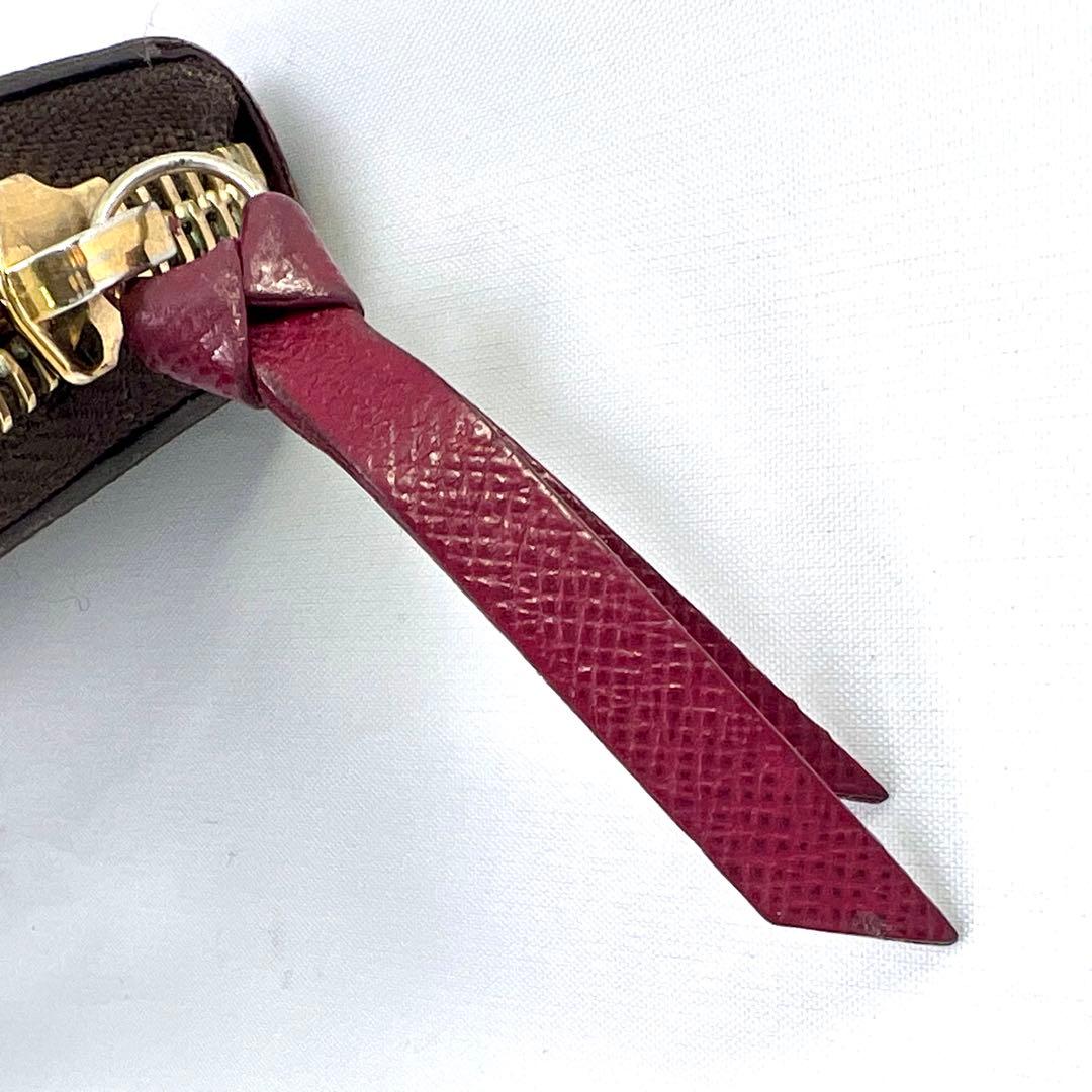 ルイヴィトン モノグラム ポルトフォイユ クレマンス フューシャM60742