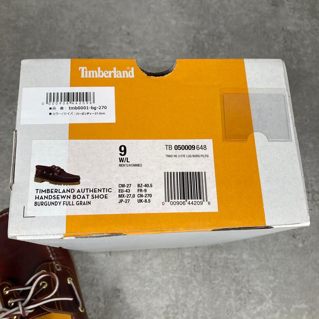 未使用品　ティンバーランド　オーセンティック　デッキシューズ　ボート　27㎝