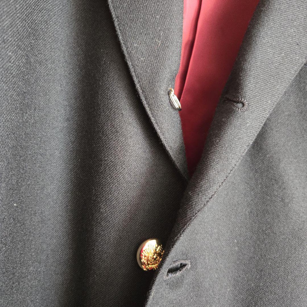 BEAMS BOY 3ボタン金釦ネイビーテーラードジャケット