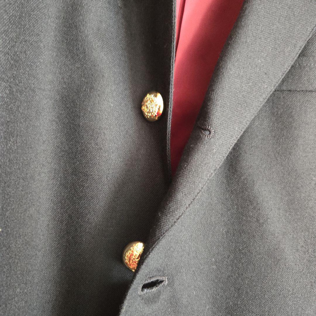 BEAMS BOY 3ボタン金釦ネイビーテーラードジャケット