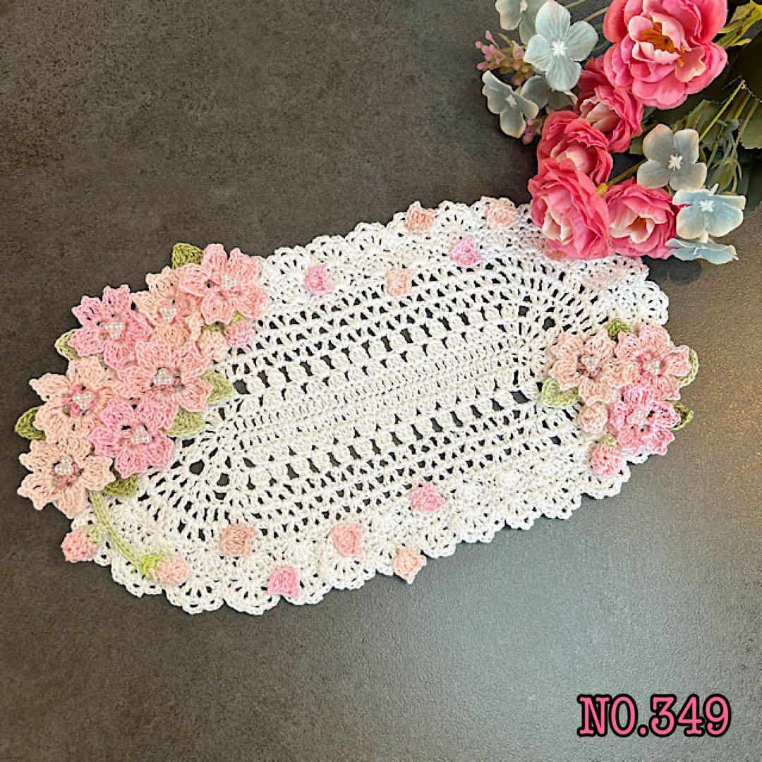 さばねこ＊ハンドメイド＊レース編み＊ドイリー＊コースター