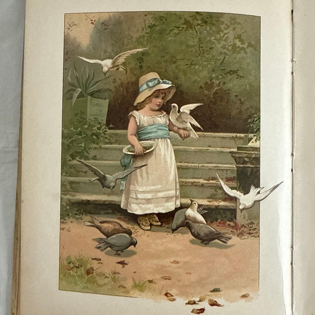 稀少アンティーク美しい挿絵ドイツ絵本　洋書ヴィクトリアン古書アーネストニースター