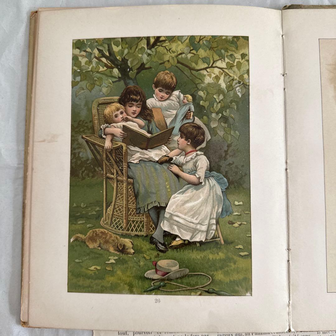 稀少アンティーク美しい挿絵ドイツ絵本　洋書ヴィクトリアン古書アーネストニースター