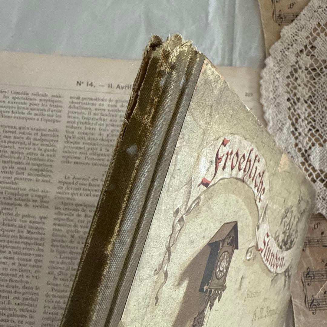 稀少アンティーク美しい挿絵ドイツ絵本　洋書ヴィクトリアン古書アーネストニースター