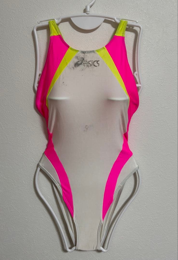 ASICS 白×蛍光ピンク ハイドロCD
