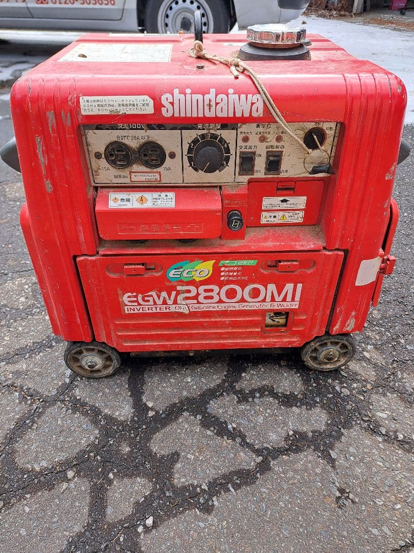 shindaiwa EGW2800MI インバーター発電機、溶接機、ジャンク品