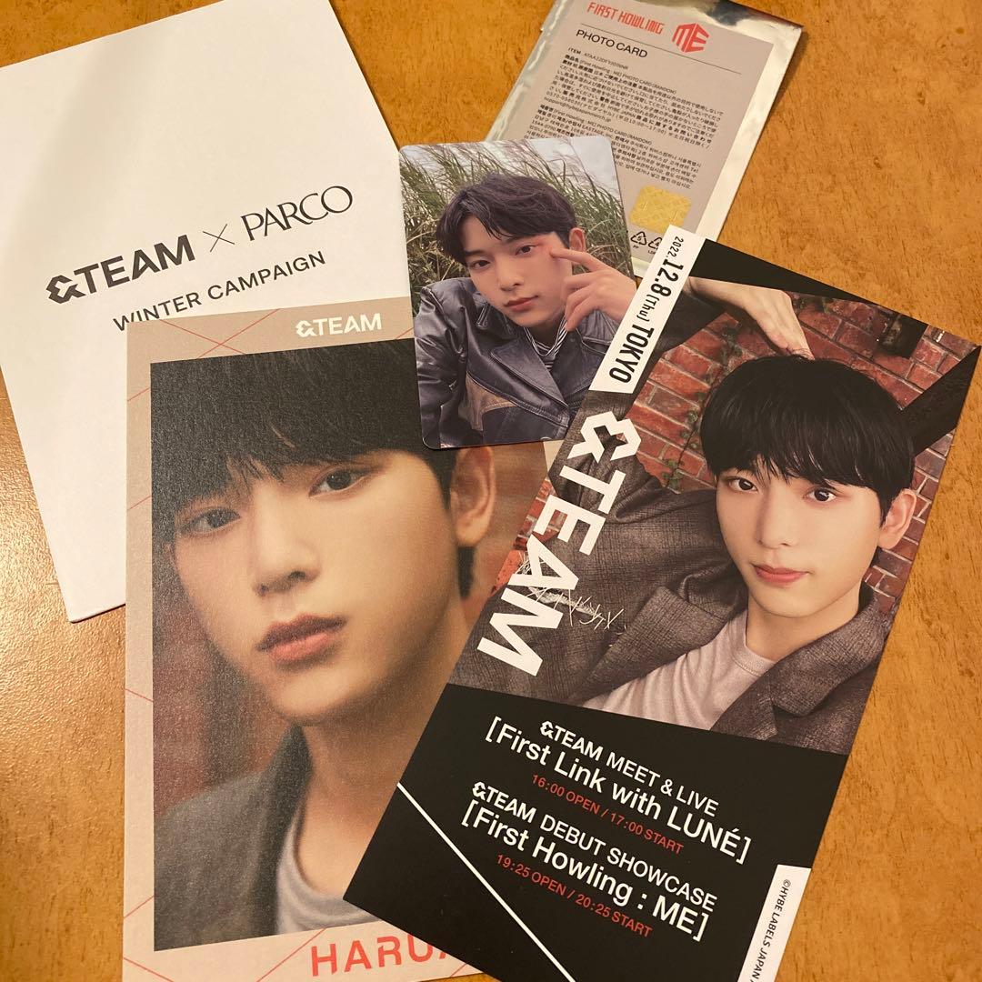 &TEAM ハルアピクチャーチケット・ポストカード・トレカセット