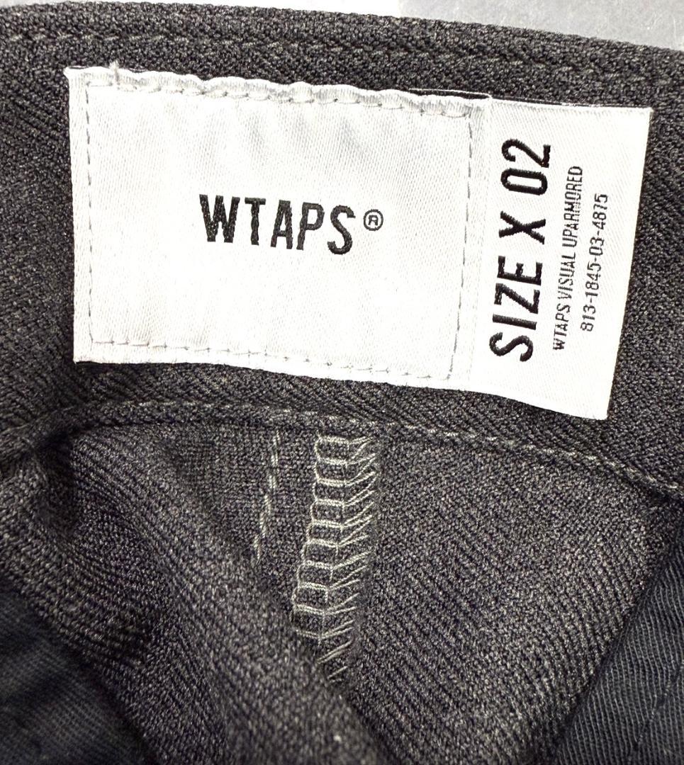 WTAPS CREASE DL TROUSERS POLY TWILL グレーM