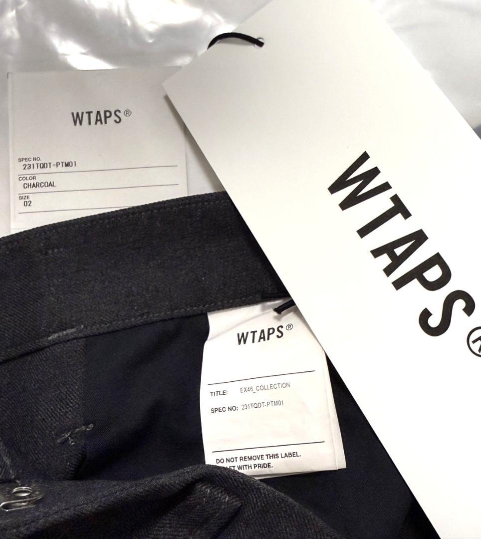 WTAPS CREASE DL TROUSERS POLY TWILL グレーM