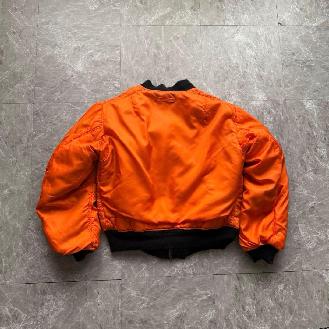 USA製　MA-1 ボンバージャケット　短丈　リバーシブル　ヴィンテージ