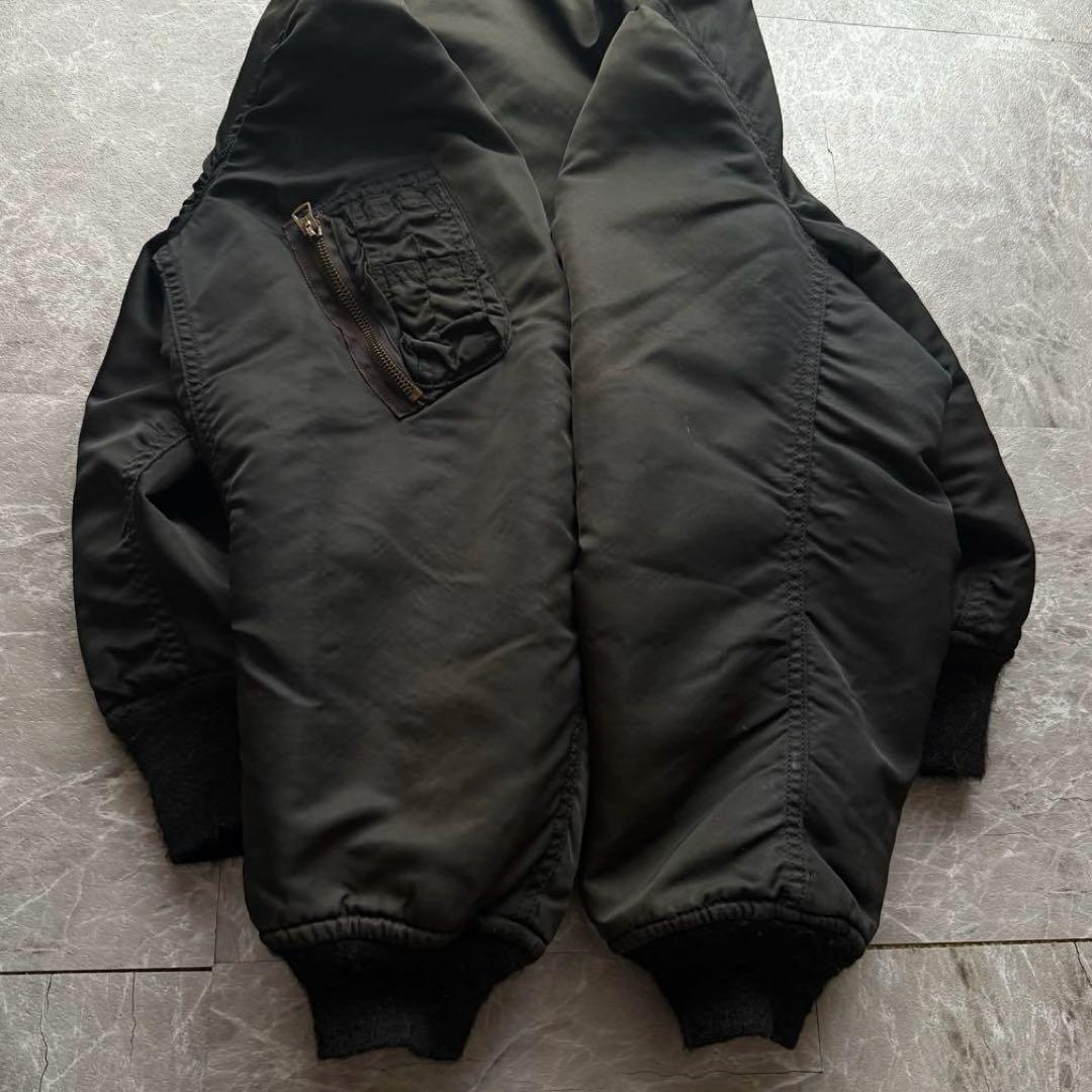 USA製　MA-1 ボンバージャケット　短丈　リバーシブル　ヴィンテージ