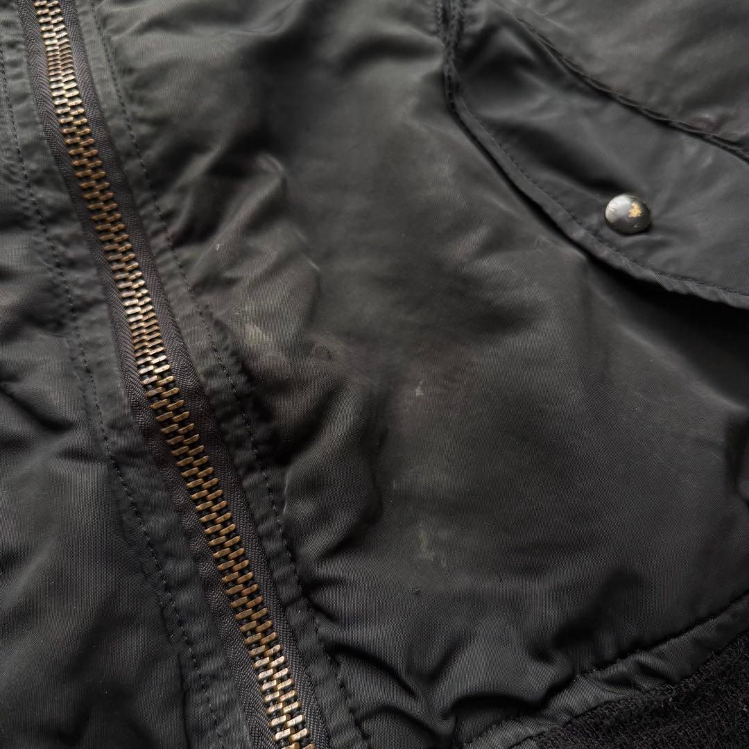 USA製　MA-1 ボンバージャケット　短丈　リバーシブル　ヴィンテージ