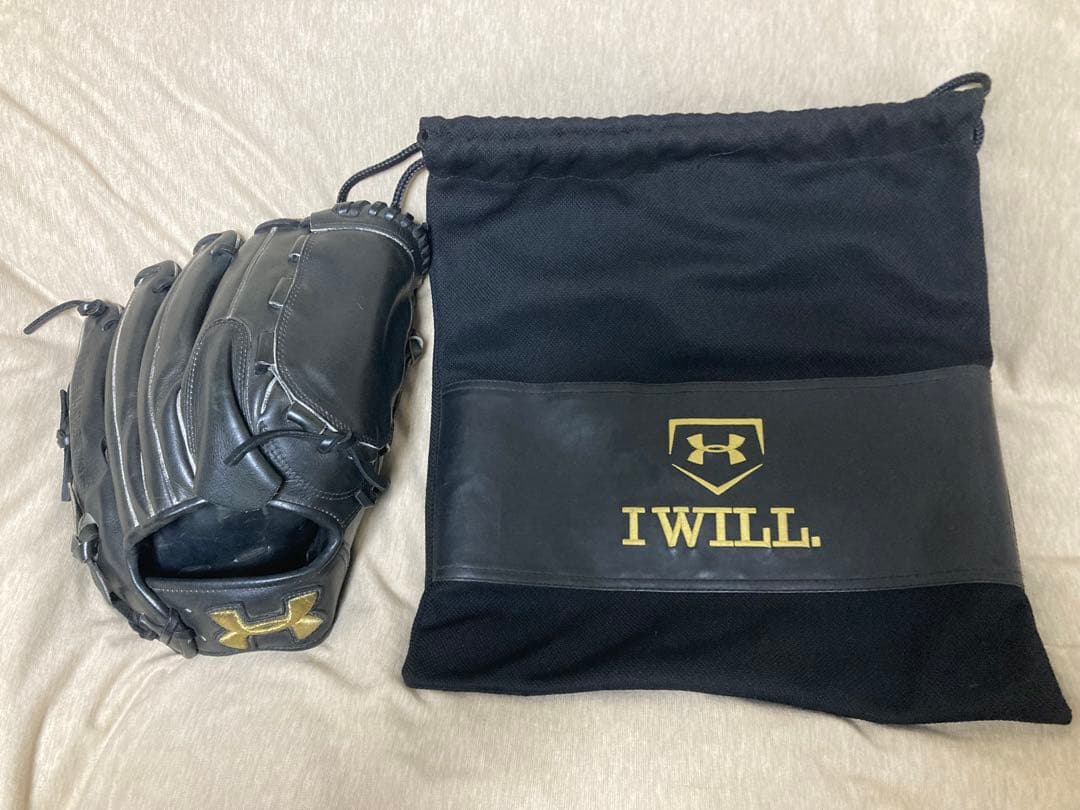 アンダーアーマー 硬式グローブ 投手用 ピッチャー ブラック