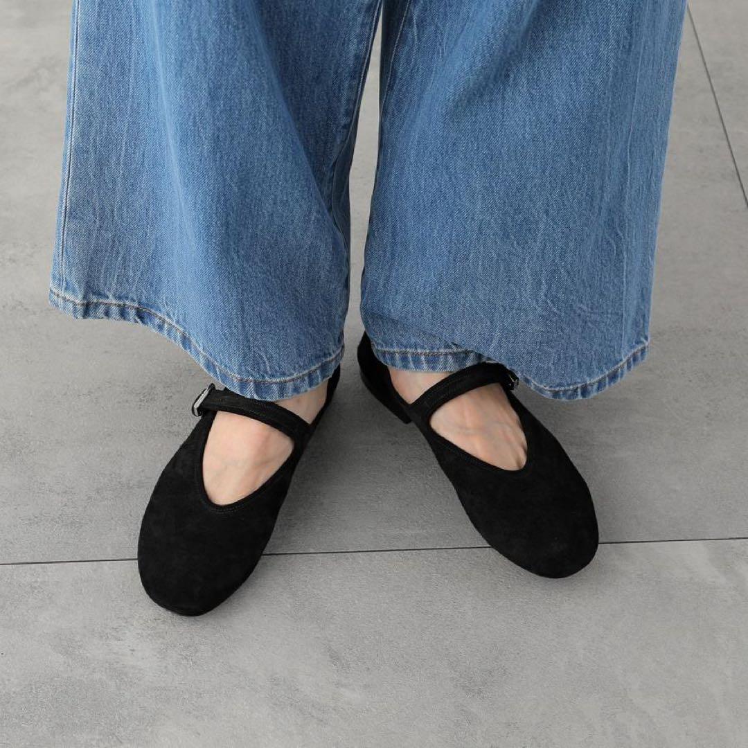 新品未使用 THE ROW Boheme MJ スエード ブラック 39