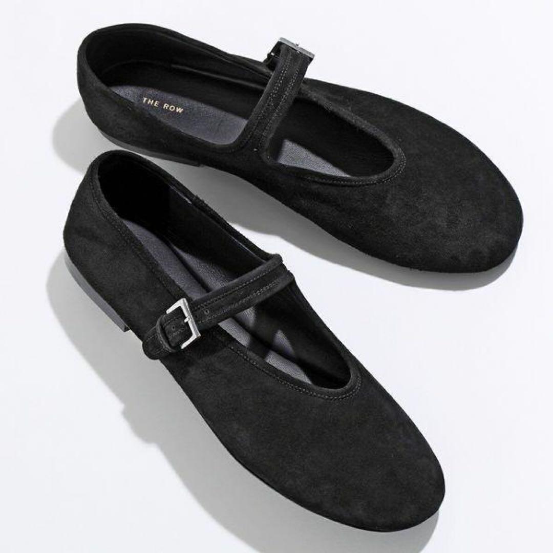 新品未使用 THE ROW Boheme MJ スエード ブラック 39