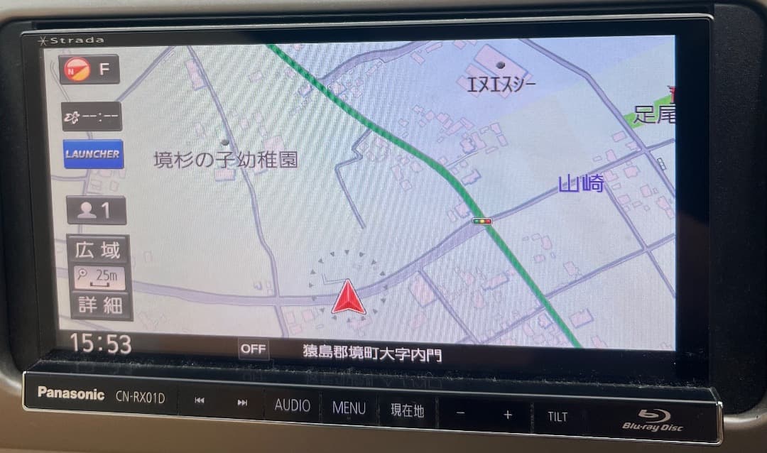Panasonic CN-RX01D (*地図データ:2014年)