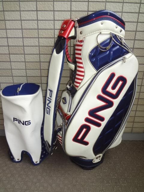 PING / ピン 限定品 9.5型 3点式 豪華キャディバッグ USED