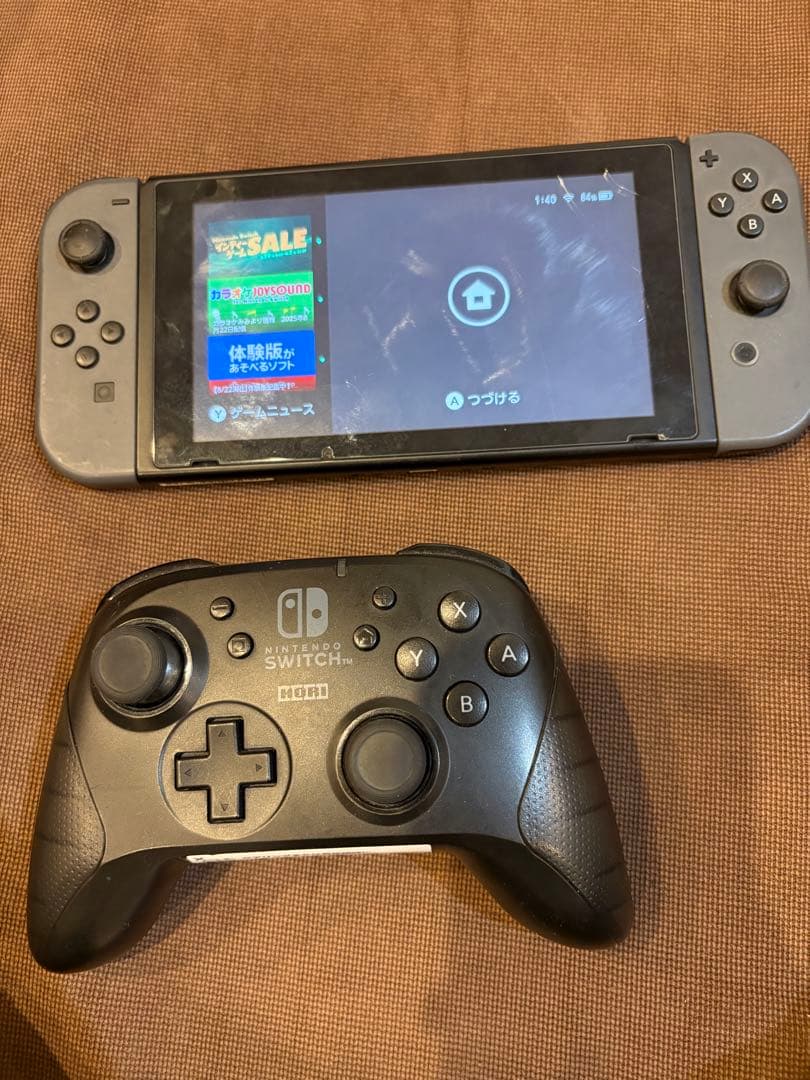 た*く様 Nintendo Switch 本体 グレー コントローラー付き