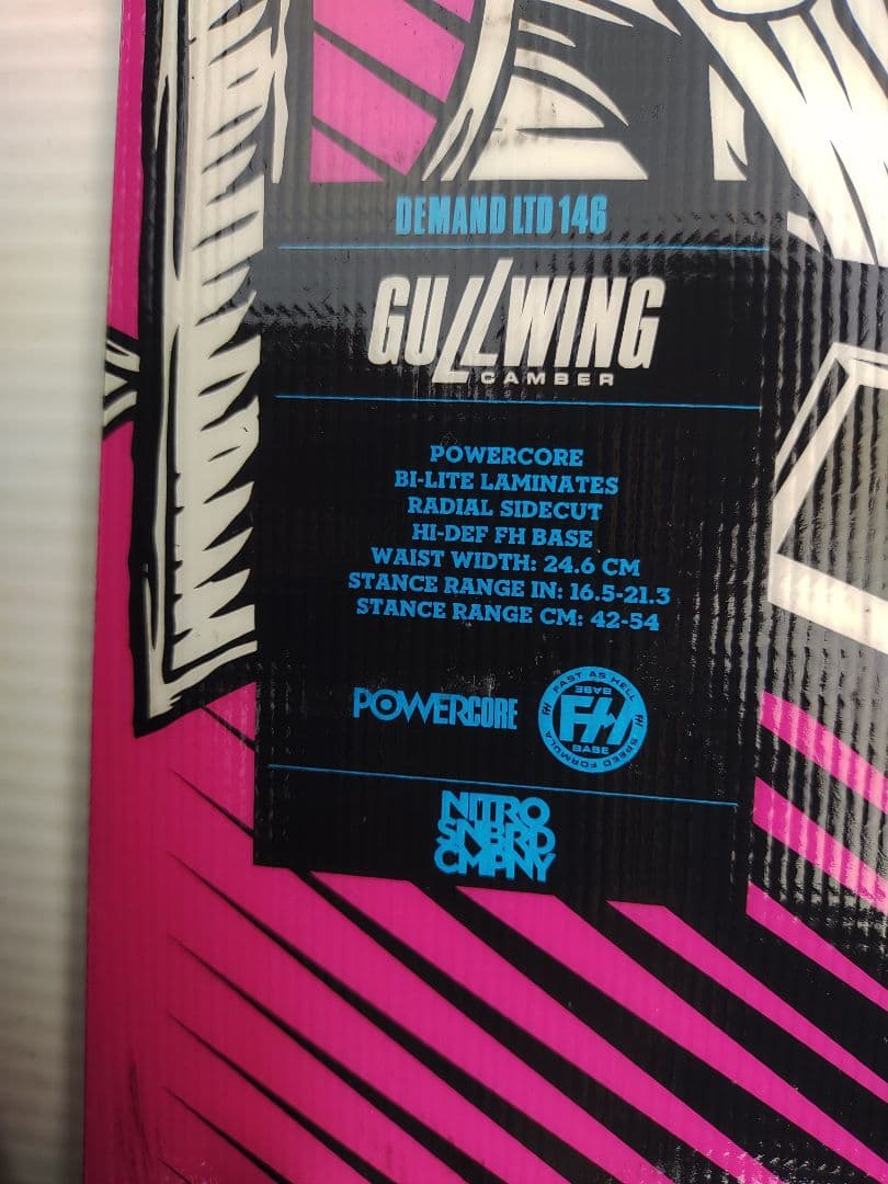 Nitro Demand LTD146 rocker限定品ナイトロ　グラトリ向け