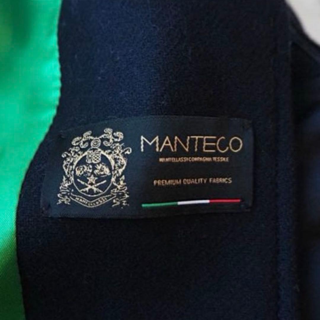 【美品】ZARA マッチングボンバーコート 紺 マキシ丈　袖切替 異素材