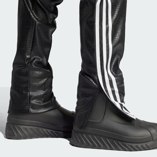 アディダス プレミアム フェイクレザー SST リュクス トラックパンツ