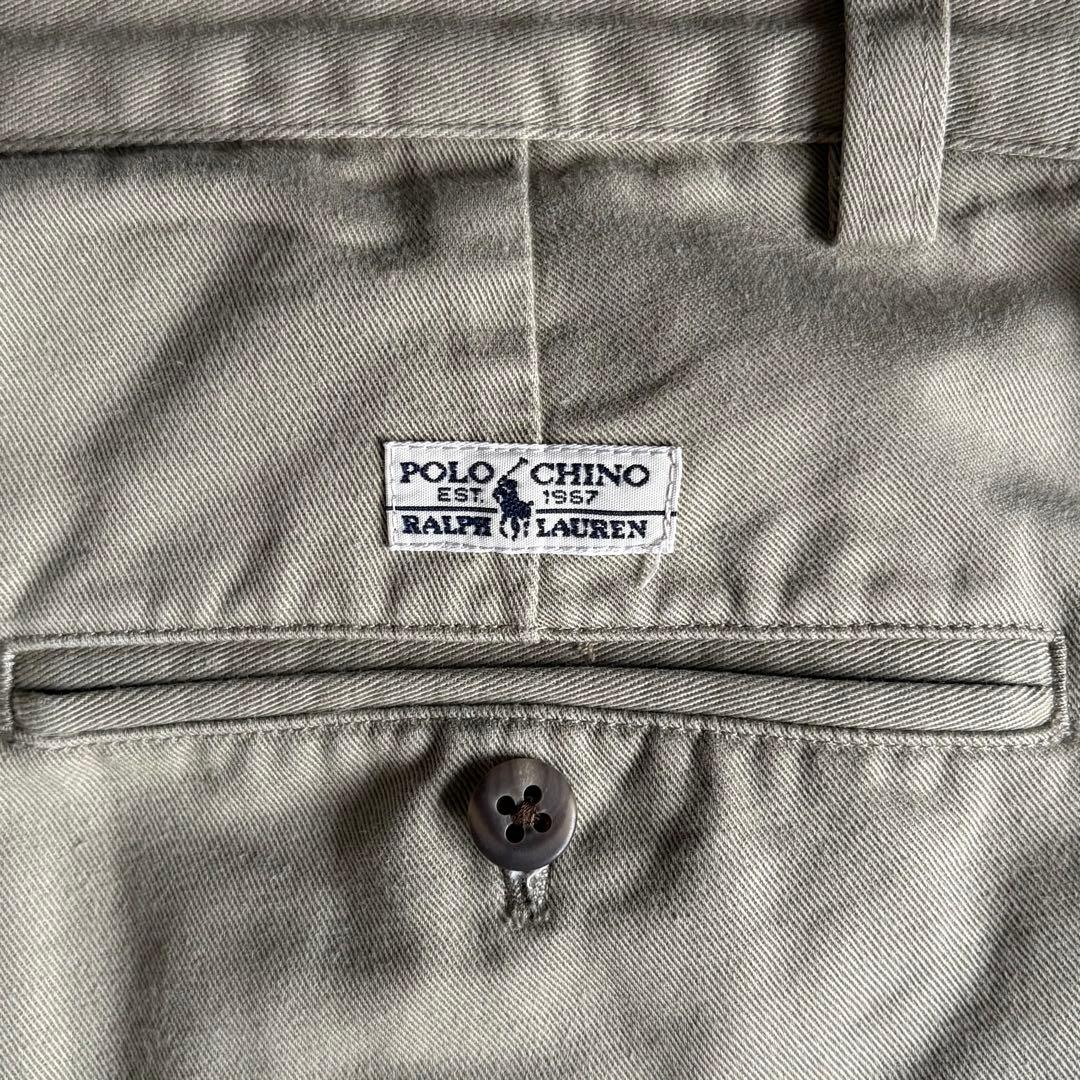 【90s Polo Ralph Lauren】コットンパンツ　チノパンツ　太め